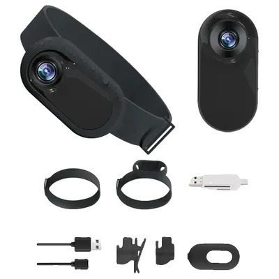 Image de Collier de suivi pour animaux de compagnie, pas besoin de WiFi, enregistrement vidéo, noir