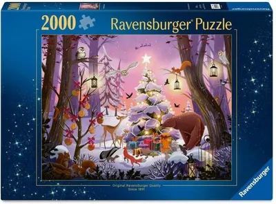 Obrázek produktu pro Puzzle 2000 dílků, Ravensburger, relaxace, vánoční motiv, puzzle pro dospělé