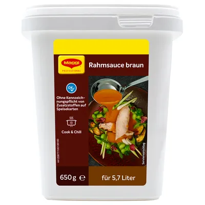 Immagine prodotto di Maggi® 5035820007 Maggi® Delikatess Rahm Sauce braun 650,0 g