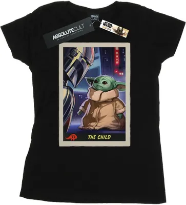 Produktbild von Star Wars - "The Mandalorian The Child" T-Shirt für Damen BI43034 (XXL) (Schwarz)