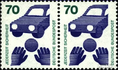 Produktbild von Briefmarken BRD (BR.Deutschland) 1973 Mi 773wP waagerechtes Paar (kompl.Ausg.) postfrisch Unfallverhütung