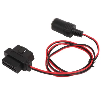 Immagine prodotto di Presa accendisigari OBD2, adattatore presa accendisigari, cavo presa accendisigari, cavo di alimentazione accendisigari per auto, cavo accendisigari OBD2 per auto, adattatore accendisigari OBD2