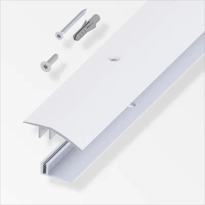 Produktbild von alfer Niveauausgleichs- Träger-Profil 1 m, 45 x 7 - 15 mm silber