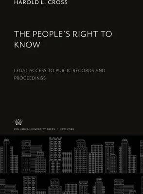 Produktbild von The People'S Right to Know