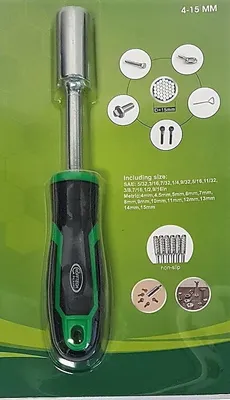 Zdjęcie produktu dla HÖFFTECH Klucz nasadowy uniwersalny 4–15 mm