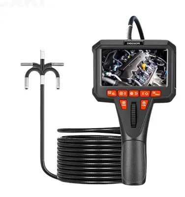Immagine prodotto di Endoscopio articolato, display 1080p, cavo impermeabile, set completo, 2 m