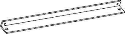 Produktbild von Geze Sturzfutterwinkel ISM-BG silber passend für ISM Gleitschiene BG - 118706