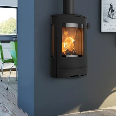 Produktbild von Lotus Liva 8G Kaminofen Schwarz, Rauchabgang oben