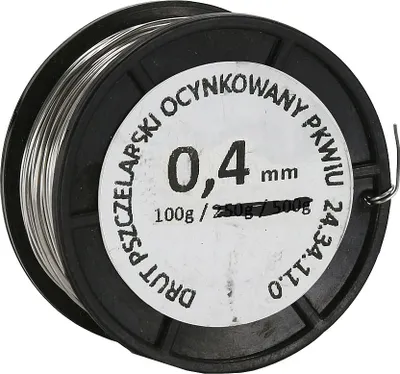 Produktbild von Wabendraht verzinkt, Ø 0,4 mm, Spule 100 g