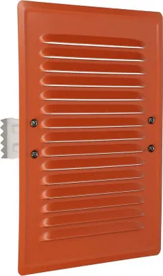 Produktbild von Famanu Ventilationsgitter mit Insektenschutz - Backsteinrot, 165x230 mm