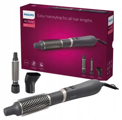Obrázek produktu pro Philips fénová kartáčová sada 800W, řada 3000, 3 teploty, 2 rychlosti, péče o vlasy, průměr kartáčů 22/38 mm
