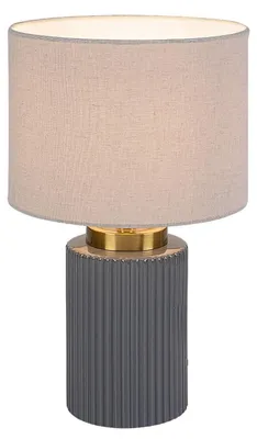 Immagine prodotto di Rabalux 74045 Lampada da tavolo Glovy grigio Vetroceramica E14
