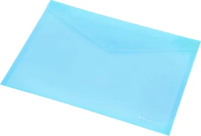 Produktbild von Dokumentenhülle A4 mit Druckknopf max. 120 Blatt pastellblau