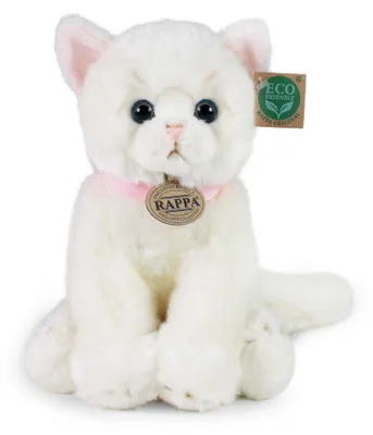 Immagine prodotto di Peluche Gatto Bianco 25 Cm Ecologico