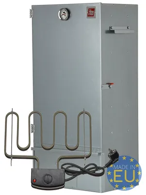 Produktbild von ITA Elektrischer Räucherofen 7001 - Premium Räucherschrank 81 cm mit Elektroheizung - Legierter Stahl - Qualität  EU Direkt vom Hersteller
