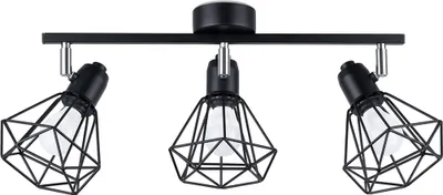 Produktbild von Deckenleuchte ARTEMIS 3 schwarz 3xE14 10W Stahl 19x17x52cm Sollux Lighting