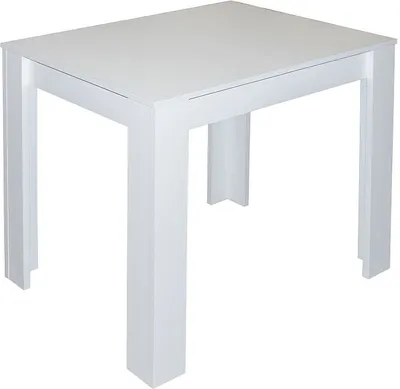 Produktbild von Esstisch Pit 0566 80x60 weiss matt B H T 80 x 75 x 60 cm