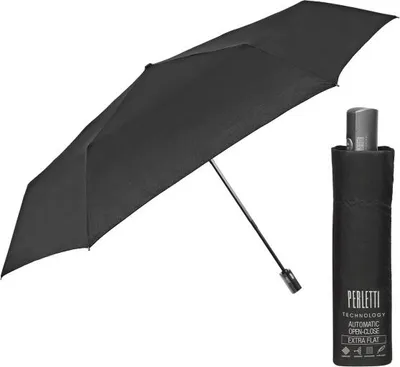Image de Parapluie pliant entièrement automatique Perletti Technology Piatto, 21821