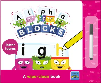 Zdjęcie produktu dla Alphablocks Letter Teams: A Wipe-Clean Book