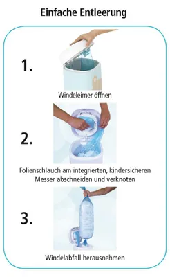 Produktbild von Angelcare Nachfüllkassette für Windeleimer Dress-Up und Classic XL 3er Pack 3 stück (1er Pack) Single
