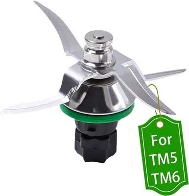 Produktbild von Messeraufsätze für Thermomix TM5 TM6 – Edelstahl – Ersatzmesser – einfach auszutauschen