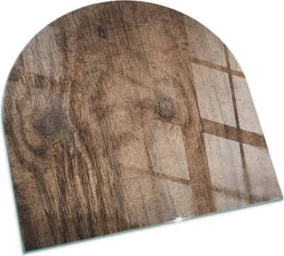 Produktbild von Natürliches Holzmuster – Glasbodenplatte für – Kaminofen – Kaminplatte Glas – Schutzglas – Funkenschutzplatte –Glasbodenplatte Feuerfeste – Hitzeschutzplatte – Bodenschutz aus Glas – 100x100 cm