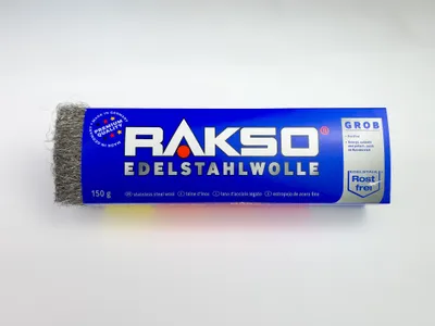 Produktbild von RAKSO Edelstahlwolle 150 g, Sorte: grob