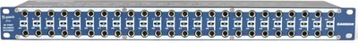Zdjęcie produktu dla Samson S-patch plus, 1/4" TRS, Niebieski, Biały, Montaż półkowy, 1U, 482,6 mm, 68,5 mm