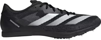 Produktbild von Adidas Distancestar Spikes Spikeschuhe Laufschuhe schwarz/grau/weiss IG9906, Schuhgröße:43 1/3 EU