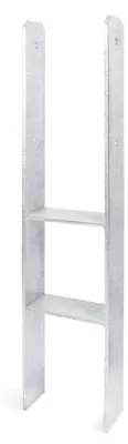 Produktbild von Alberts H-Pfostenträger |  feuerverzinkt | lichte Breite 161 mm | Gesamthöhe 800 mm | Materialstärke 8 mm