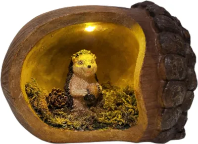 Produktbild von LED Dekofigur Igel in Eichel