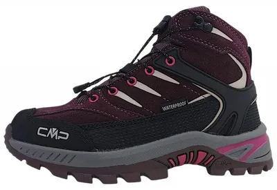 Immagine prodotto di CMP Kids Rigel 2.0 Mid WP: scarpe sportive da trekking per bambini, ideali per attività all'aperto e escursioni. Colore: rosso