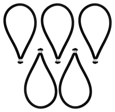 Produktbild von 5 Stück Elastische Spanngurte Bungee Seile für Zelt- und Planenbefestigungen