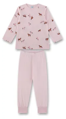 Immagine prodotto di Pigiama lungo rosa per bambine Sanetta, motivo cavallo, taglia 98