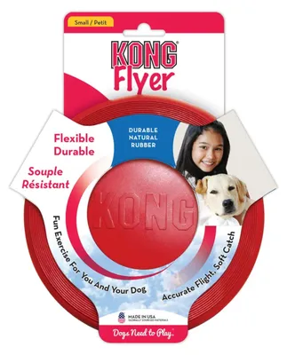 Produktbild von KONG Classic Flyer, Hund, Frisbee, Rot, Gummi, Abholen, Vereinigte Staaten