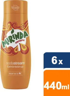 Produktbild von SodaStream - Mirinda Sirup - 6x 440ml
