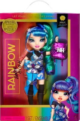 Produktbild von Rainbow High Junior High Special Edition Doll- Holly De'Vious (Blue), Modepuppe, Weiblich, 4 Jahr(e), Mädchen, 230 mm, Mehrfarbig