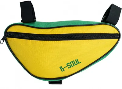 Produktbild von Fahrrad Tasche spritzwasserfest Dreiecktasche Rahmentasche Triangeltasche Grün
