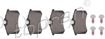Produktbild von TOPRAN 117 055 Bremsbeläge Satz Hinten Bremsklötze für SKODA Octavia III Combi (5E5) Octavia III Schrägheck (5E3, NL3, NR3) für SEAT Leon ST (5F8)