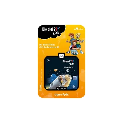 Produktbild von Tigermedia tigercard Die drei ??? Kids Aufbruch ins All