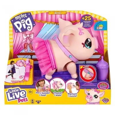 Zdjęcie produktu dla Little Live Pets. My Pet Pig Bella
