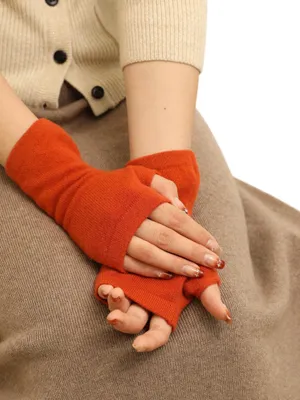 Imagen del producto de Guantes de cachemira sin dedos para mayor calidez