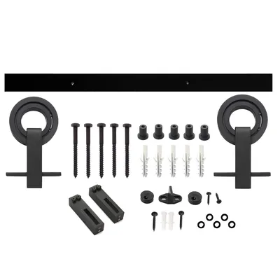 Produktbild von Intersteel Schiebetürsystem 200 cm Modern Top Schwarz