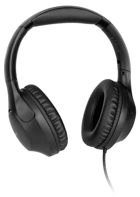 Productafbeelding van TechniSat STEREOMAN 3, Kabel, 20 - 20000 Hz, Gesprek/muziek, 222 g, Koptelefoon met microfoon, Zwart