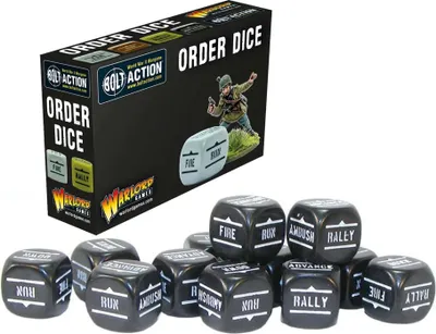 Produktbild von Bolt Action: Orders Dice Pack - Black