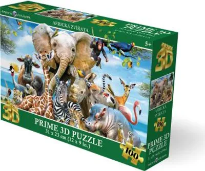 Produktbild von PRIME 3D Puzzle Afrikanisches Lächeln 3D 63 Teile