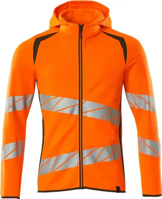 Produktbild von Mascot Kapuzensweatshirt 19284-781-1433 Gr. XL hi-vis orange/moosgrün