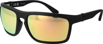 Image de Police lunettes de soleil en plastique noir SPLF63 63U28G