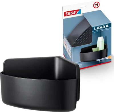 Produktbild von tesa Lavaa Eckduschkorb S mattschwarz 3kg