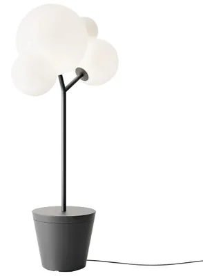 Image de Lampadaire Zafferano - Tree Of Light Pour Intérieur Et Extérieur, Noir - Lampadaire Led E27 - Base Réglable
